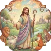 Стикер 17 🙏 Набор эмоджи с «Jesus Иисус»