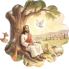 Стикер 21 🙏 Набор эмоджи с «Jesus Иисус»