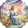 Стикер 8 🙏 Набор эмоджи с «Jesus Иисус»