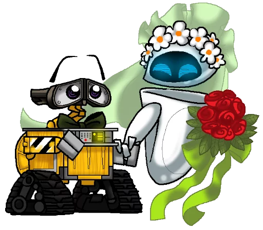 👰 Стикер «wall-e» для Telegram