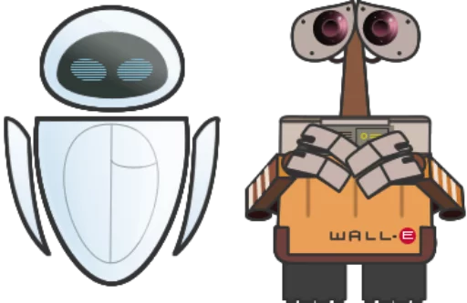 👫 Стикер «wall-e» для Telegram