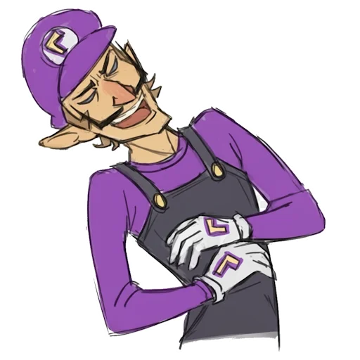 😆 Стикер «Waluigi» для Telegram