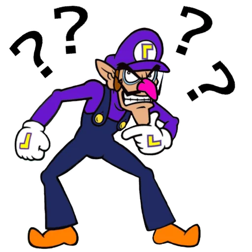 ❔ Стикер «Waluigi» для Telegram