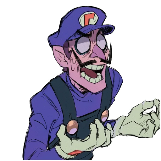 🤬 Стикер «Waluigi» для Telegram