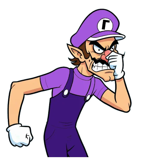 🤢 Стикер «Waluigi» для Telegram