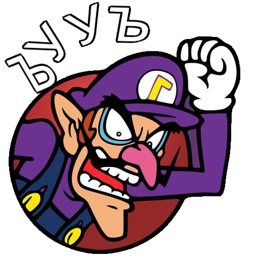 😡 Стикер «Waluigi» для Telegram