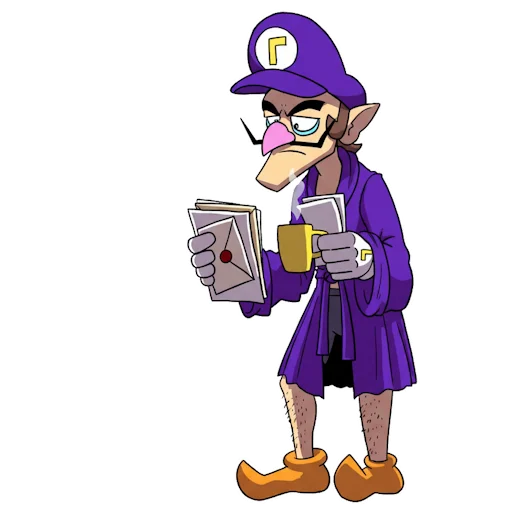 📪 Стикер «Waluigi» для Telegram