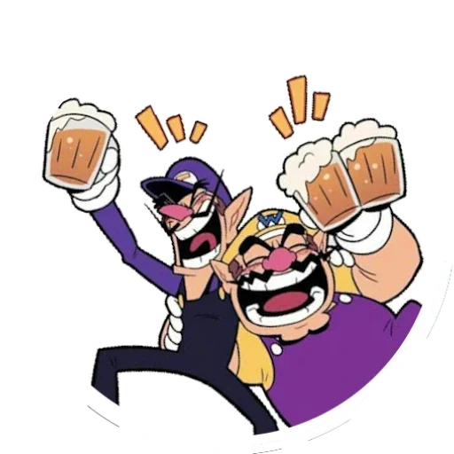 🍺 Стикер «Waluigi» для Telegram