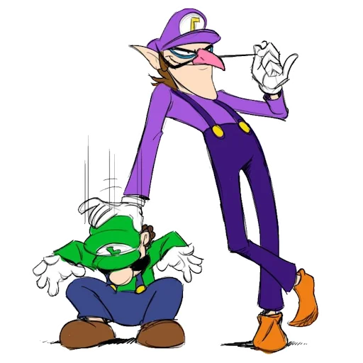 😠 Стикер «Waluigi» для Telegram