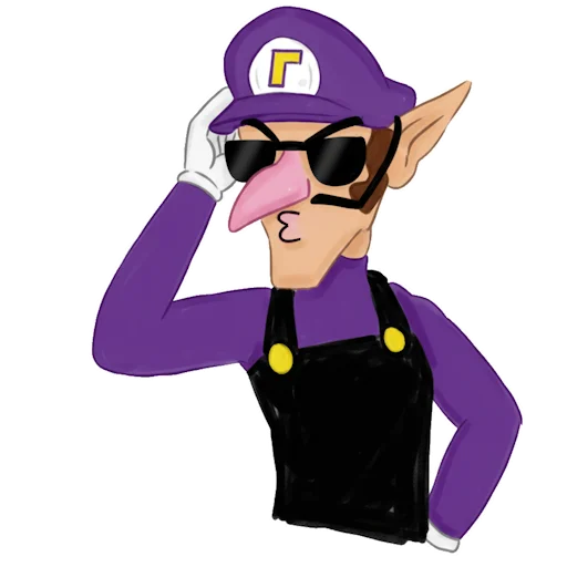 😎 Стикер «Waluigi» для Telegram