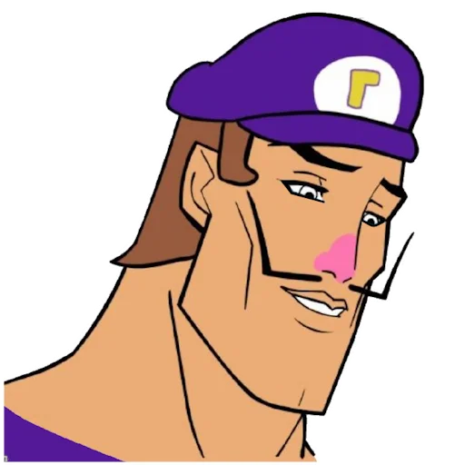 😏 Стикер «Waluigi» для Telegram