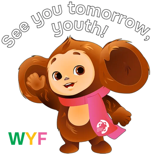 😜 Стикер «WYF2024» для Telegram