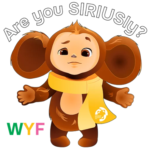 😂 Стикер «WYF2024» для Telegram