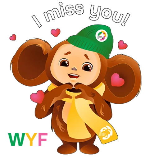 😍 Стикер «WYF2024» для Telegram