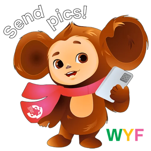 😳 Стикер «WYF2024» для Telegram