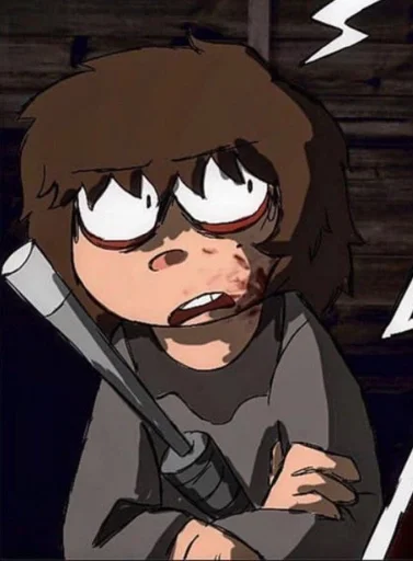 ❣️ Стикер «Will and Mike are in a war zone» для Telegram