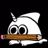 Стикер 42 Human and unicorn #cute #colors #white #emoji