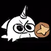 Стикер 37 Human and unicorn #cute #colors #white #emoji