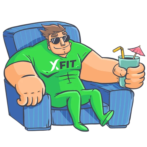 😎 Стикер «X-Fit Emotions» для Telegram