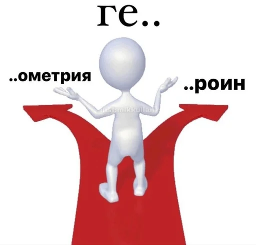 🤷 Стикер «Гдз по изо» для Telegram