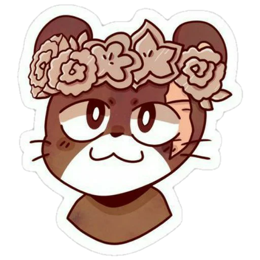 😺 Стикер «Ани 1» для Telegram
