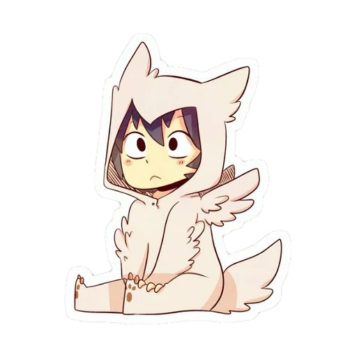 ☹ Стикер «Ани 1» для Telegram