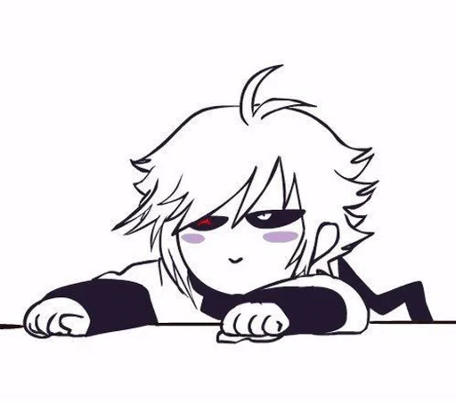 🍙 Стикер «X Chara» для Telegram