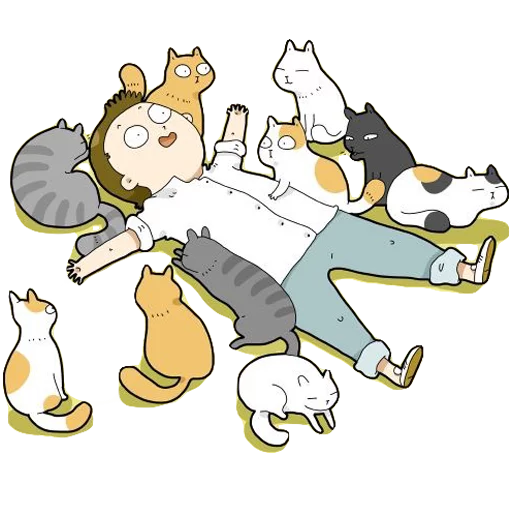 ☺ Стикер «Kotiki Lingvistov» для Telegram