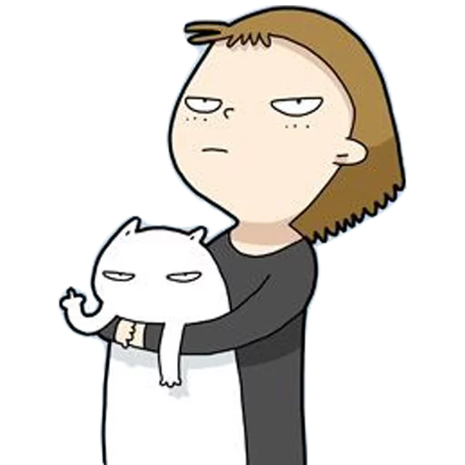 🖕 Стикер «Kotiki Lingvistov» для Telegram