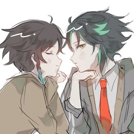 🍃 Стикер «Xiao and Venti» для Telegram