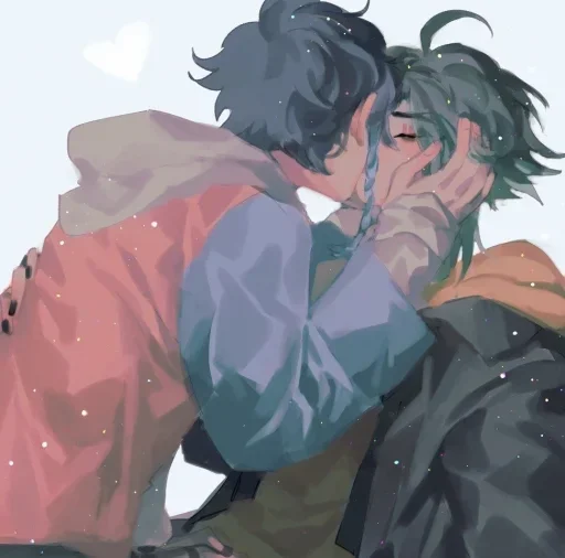 🍃 Стикер «Xiao and Venti» для Telegram