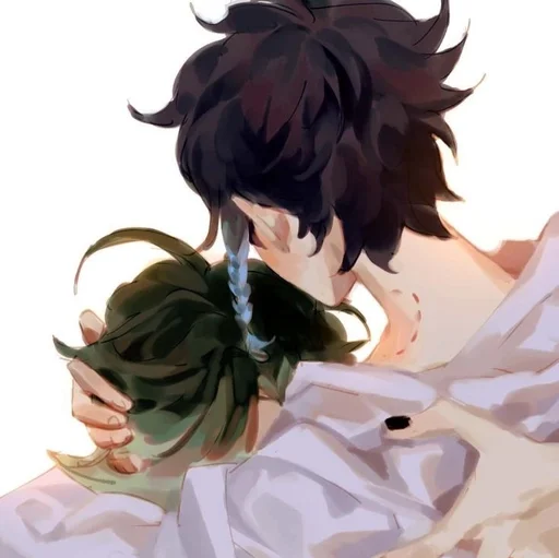 🍃 Стикер «Xiao and Venti» для Telegram