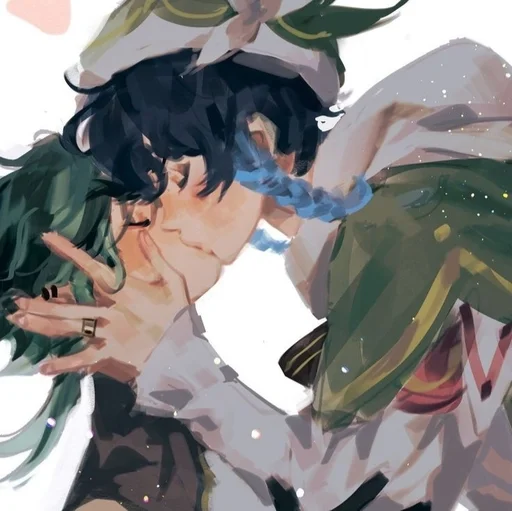 🍃 Стикер «Xiao and Venti» для Telegram