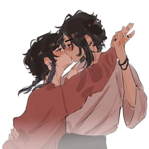 🍃 Стикер «Xiao and Venti» для Telegram