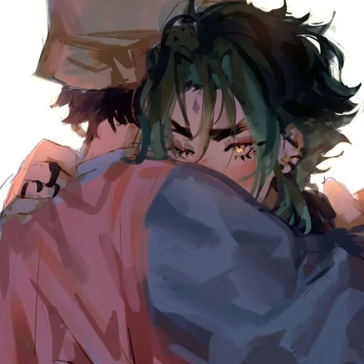 🍃 Стикер «Xiao and Venti» для Telegram