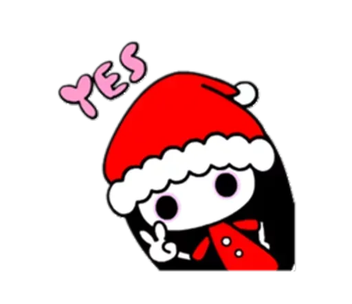 ✌ Стикер «Xmas Joy» для Telegram