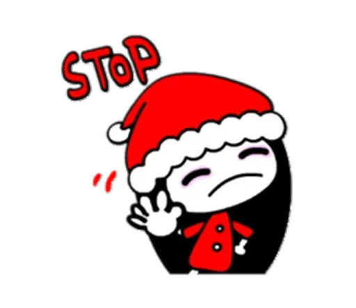 🤚 Стикер «Xmas Joy» для Telegram