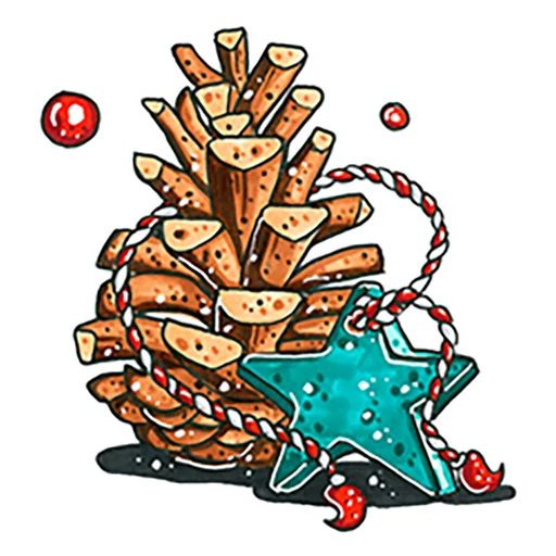 😀 Стикер «Xmas Новый год» для Telegram