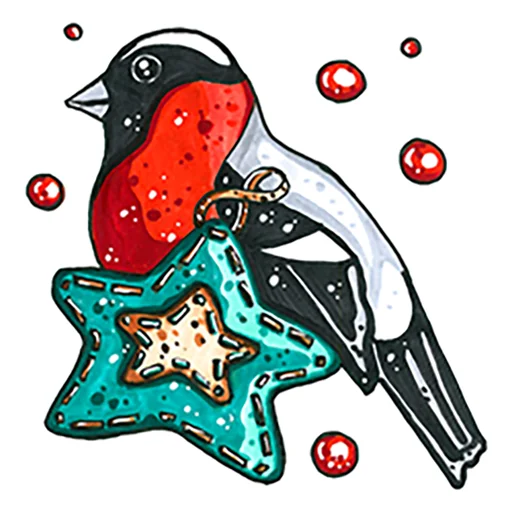 😀 Стикер «Xmas Новый год» для Telegram