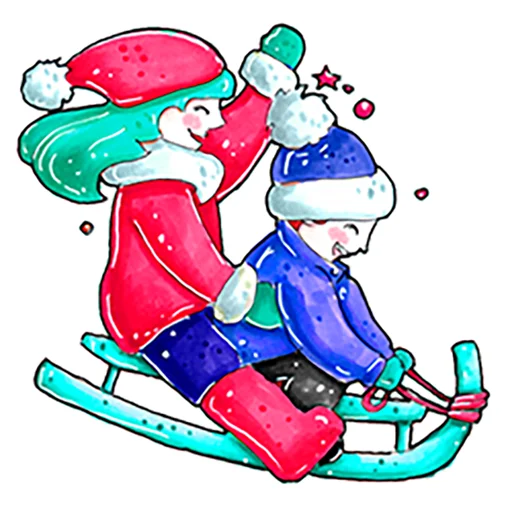 😁 Стикер «Xmas Новый год» для Telegram