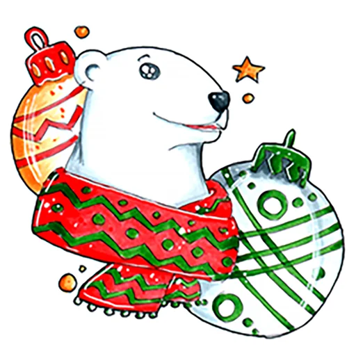 🤗 Стикер «Xmas Новый год» для Telegram