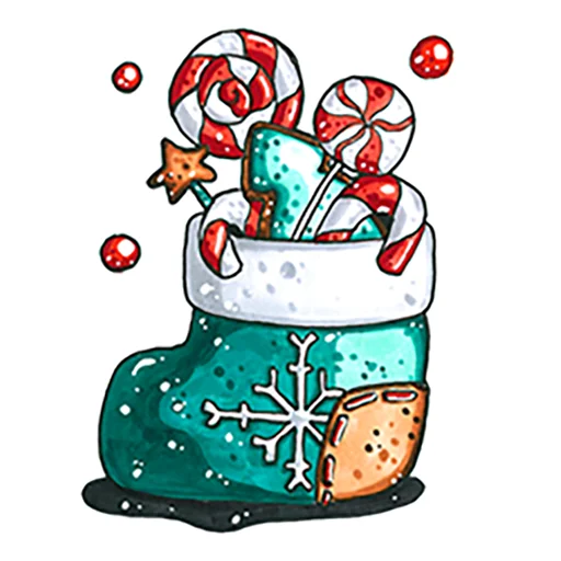 😀 Стикер «Xmas Новый год» для Telegram