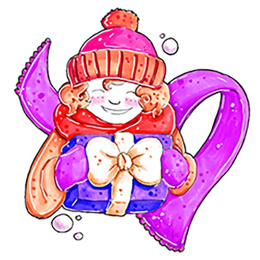 ❤️ Стикер «Xmas Новый год» для Telegram