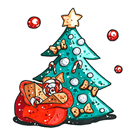 😍 Стикер «Xmas Новый год» для Telegram