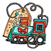Стикер 9 Xmas2 ×