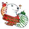 Стикер 25 Xmas2 ×