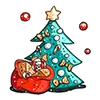 Стикер 7 Xmas2 ×