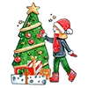 Стикер 48 Xmas2 ×