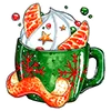 Стикер 22 Xmas2 ×