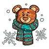 Стикер 2 Xmas2 ×